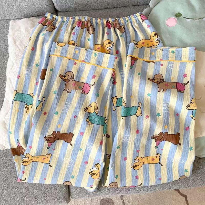 Little Pup Snooze Padded Nightsuit - 3pc Set